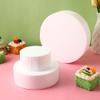 3pcs Cake Dummies Baking Practice Decorating Props Wedding Baby Shower Birthday Displays Sizes Included view 4