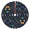 48 Christmas Tree Skirt,Durable Holiday Decor - Perfect Size for Your Christmas Tree,Magic stick Closure Stars Eastern Stars view 1