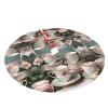 48 Christmas Tree Skirt,Durable Holiday Decor - Perfect Size for Your Christmas Tree,Magic stick Closure Tea Cups with Roses Romantic view 2