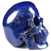 3.5" Lapis Lazuli Carved Crystal Skull,Super Realistic, Crystal Healing view 4