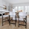 Butler Specialty Company Bromley Iron and Leather 24.5" Counter Stool - White view 2