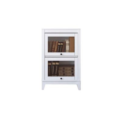 HEXEH Shelf Bookcase Bookcase Shelf Floor-to-Ceiling Simple Glass Door Study Storage Bedroom Living Room Bookshelf Bookcase Storage Shelves (Color : White, Size : 60CM Three Doors)