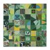 Stupell Industries Green Geometric Abstract, 24 x 24 Inch Canvas Wall Art view 1