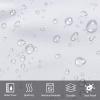Zhadongli Art Green Eucalyptus Shower Curtain Waterproof Polyester Printed Bathroom Partition Decorative Curtain with Plastic Hook 183x183cm(72x72in) view 4