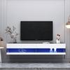 180 Wall Mounted Floating 80" TV Stand with 20 Color LEDs view 1