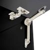 180 Wall Mounted Floating 80" TV Stand with 20 Color LEDsBlack+Grey view 4