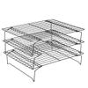 1/2pcs Stainless Steel Nonstick Cooling Rack Grid Baking Tray Biscuit/Cookie/Pizza/Bread/Cake Kitchen Baking Holder Shelf view 1