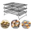 1/2pcs Stainless Steel Nonstick Cooling Rack Grid Baking Tray Biscuit/Cookie/Pizza/Bread/Cake Kitchen Baking Holder Shelf view 2