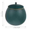ABOOFAN Small Airtight Food Storage Jar Green Porcelain Lid Kitchen Spice Jars view 2