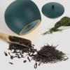 ABOOFAN Small Airtight Food Storage Jar Green Porcelain Lid Kitchen Spice Jars view 4