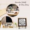4 Inch Wooden Plaque With Metal Support - I Make Beer Disappear, What's Your Superpower? - Wood Sign Gift, Desk Decor For Home & Bar - A12 view 3