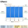 4 Panel Foldable Hospital Privacy Screen, 6ft Tall Foldable Room Divider Clinic/Patient/Exam Room Temporary Fence, Large Classroom Wall Divider Fence view 2