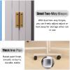 4 Panel Foldable Hospital Privacy Screen, 6ft Tall Foldable Room Divider Clinic/Patient/Exam Room Temporary Fence, Large Classroom Wall Divider Fence view 4