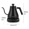 WAGLOS Electric Kettle Electric Kettle Temperature Control and 5 Variable Presets Hot Water Boiler Gooseneck Water Kettle Gooseneck Tea Kettle Easy-to-use view 2