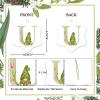 Guangpat Monogram Initial Letter U Christmas Tree Decorations Spring Tulips Gnomes Alphabet Personalized Christmas Ornaments 2023 Christmas Decor Gifts for Wedding Anniversary Holiday view 2