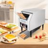 awolsrgiop 150/450 Slices/Hour Commercial Conveyor Toaster, Stainless Steel Heavy Duty Industrial Bread Baking Machine w/ 3 Ring Heating Tubes for Baking Sliced Bread, Toast (1300W(TT-150)) view 4