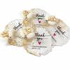100 Pack Magnets Baby Shower Wedding Favors for Guests Bulk Resin Magnets with Thank You Tag Mini Dry Flower Guests Bridal Shower Birthday Party Present view 1