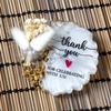 100 Pack Magnets Baby Shower Wedding Favors for Guests Bulk Resin Magnets with Thank You Tag Mini Dry Flower Guests Bridal Shower Birthday Party Present view 3