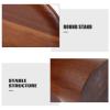 ABOOFAN Elevated Wooden Cake Tray Acacia Wood Round Cake Stand Perfect for Parties and Weddings view 4