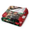 Belgian Malinois Dog Christmas Xmas Holiday Welcome Winter Throw Blanket 50X40in Warm Super Soft Flannel Blankets for Bed Sofa Great Gift8 view 3