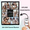 Cara Nonna Custom Blanket with Photo Personalized Picture Blanket for Christmas Valentines Day Anniversary Birthday Gifts Customized Couple Gifts for Girlfriend Boyfriend Wife Husband -9 Photo view 3