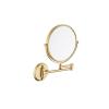 8" 20Cm Makeup Mirror Bathroom Cosmetic Mirror Folding Telescopic Wall Mounted Beauty Mirror for Bathroom,Brushed Gold,10X view 1
