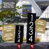 Address Sign Address Plaque For Outside House Numbers For Outside Address Signs For Houses view 3