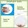 Boxweer 15PCS Yogurt Jar Lids - Clear Plastic, Reusable, BPA-Free Polypropylene, Screw Top, Transparent, Round, Microwaveable, Ideal for Oui Yogurt Jars, Glass Jars, and More view 2