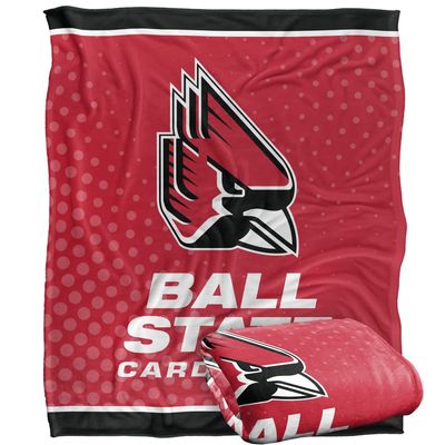 Ball State University Blanket, 60"x80" Logo Dots Silky Touch Super Soft Throw Blanket