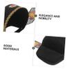 KOMBIUDA Chinese Emperor Cosplay Hat for Adults Unique Ancient Style Headwear for Festivals Role-playing and Costume Parties Comfortable and view 3