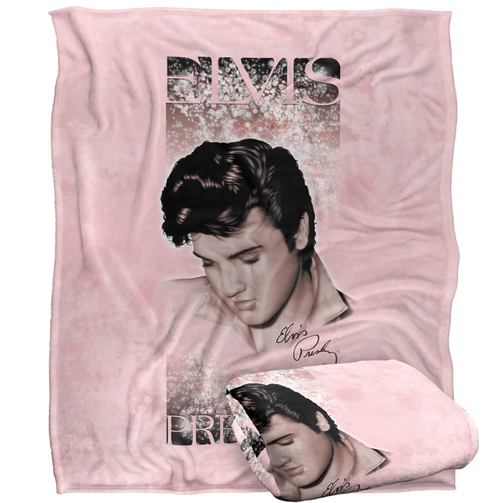 Elvis Presley Blanket, 60"x80" Soft Lights Silky Touch Super Soft Throw Blanket
