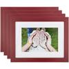 ArtToFrames 20x28 Inch Red Picture Frame, 4 - Pack, This 1.38 inch Custom Wood Poster Frame is Red, Comes with Economy Acrylic (Frame_Pack_4_0066-81792-YRED-20x28) view 1