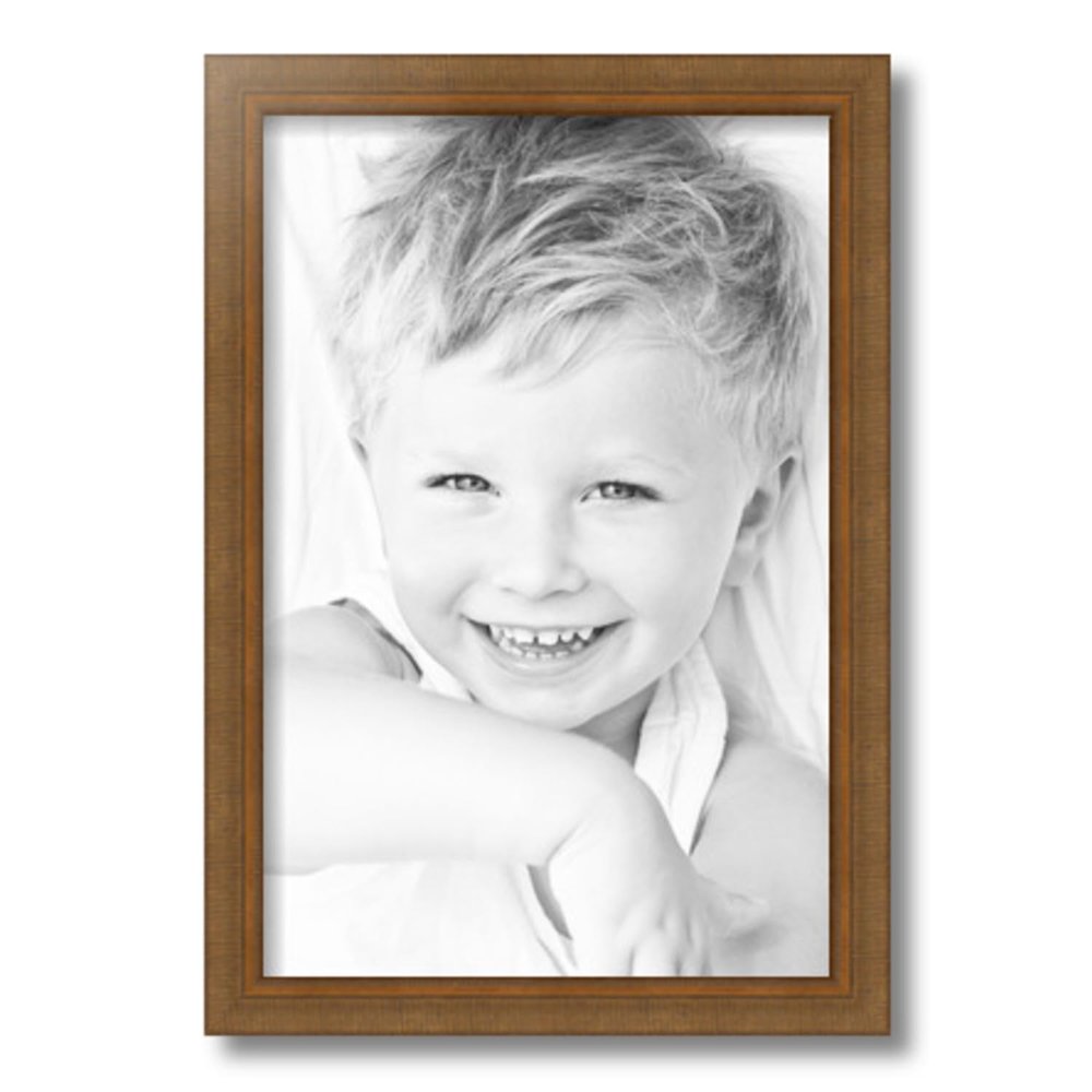 ArtToFrames 12x18 Inch Gold Picture Frame, This 1.25 Inch Custom Wood Poster Frame is Gold Ornate - Comes with Foam Backing 3/16 inch and Regular Acrylic (FBPLD8449-12x18)