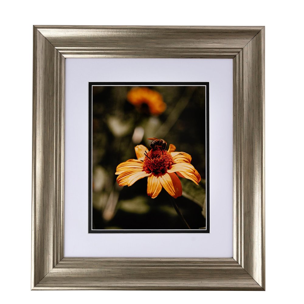 ArtToFrames 12x18 Inch Silver Picture Frame, 1 - Pack, This 2.00 inch Custom MDF Poster Frame is Silver Ridged, Comes with Economy Acrylic (Frame_Pack_1_0066-83186-939-12x18)