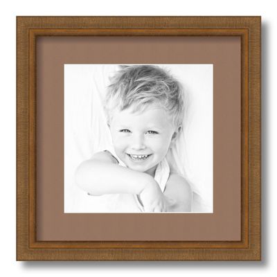 ArtToFrames 9x9 inch D8449 Picture Frame with 2 Inch Single Sandpiper Mat, SingleMat-D8449-9x9-767