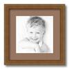 ArtToFrames 9x9 inch D8449 Picture Frame with 2 Inch Single Sandpiper Mat, SingleMat-D8449-9x9-767 view 1