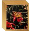 ArtToFrames 22x28 Inch Gold Picture Frame, 4 - Pack, This 0.75 inch Custom Wood Poster Frame is Bright Gold, Comes with Economy Acrylic (Frame_Pack_4_D11109-22x28) view 1