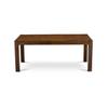 East West Furniture LMDA7-0N-T22 7 Piece Dinette Set Contains a Rectangle Rustic Wood Kitchen Table and 6 Polyester Chairs, 40x72 Inch, Sandblasting Antique Walnut view 2