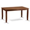 East West Furniture DUDA5-MAH-29 5 Piece Dining Table Set Consists of a Rectangle Kitchen Table and 4 Polyester Fabric Padded Parson Chairs, 36x60 Inch, Mahogany view 3