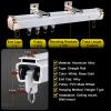 Commercial Home Curtain Track for Ceiling or Wall, Patio/Bay Window/Camper Blackout Curtain Rod Guide Rail, Not Bendable & Cuttable, 26ft 25ft 24ft 22ft 20ft 18feet 15foot ( Color : Ceiling Mount , Si view 2