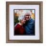 ArtToFrames 8x10 Inch Silver Picture Frame, 1 - Pack, This 1.50 inch Custom Wood Poster Frame is Silver Victorian Emboss, Comes with Regular Glass (Frame_Pack_1_OMA76266-8x10) view 1