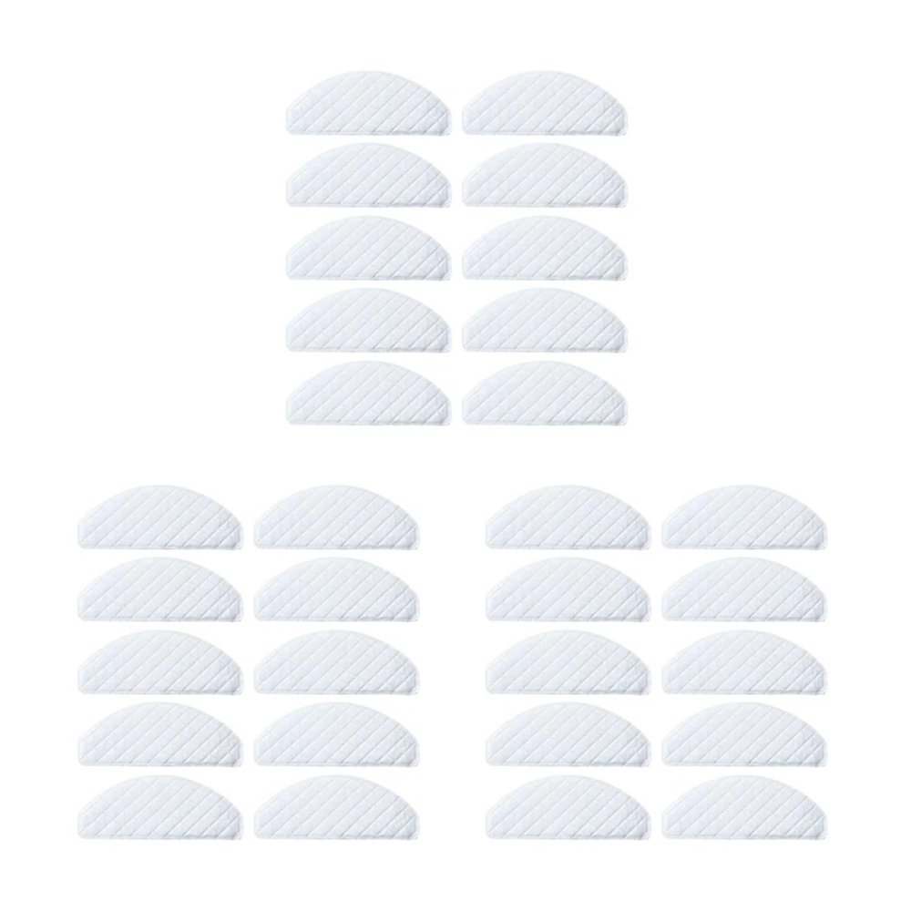 30Pcs Disposable Rags Compatible with Ecovacs Deebot Ozmo T8 Vacuum Cleaner Mop Cloths Mopping Pads Spare Parts