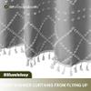 Siiluminisoy Boho Grey Textured Shower Curtain with Tassels 72 x 72 Tufted Chevron Striped Chenille Woven Fabric Cloth Shower Curtain Modern Farmhouse Minimalist, Shabby Chic Home Decor for Bathroom view 3