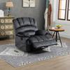 Recliner Chair Modern Large Manual Recliner Chair Ergonomic Adjustable Recliner for Living Room Home Theater Seating Single Sofa (Gray) view 2