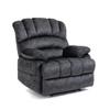 Recliner Chair Modern Large Manual Recliner Chair Ergonomic Adjustable Recliner for Living Room Home Theater Seating Single Sofa (Gray) view 4