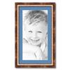 ArtToFrames 12x24 inch Monticello Picture Frame with 2 Inch Single Liberty Blue Mat, SingleMat-831046-12x24-817 view 1
