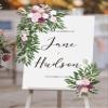 MOTUZP 2pcs Artificial Flower Swags, Wedding Arch Fl for Wedding Decorations Eucalyptus Leaves Large Rose&Orchid Floral Swags view 3