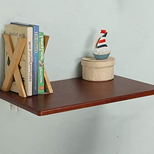 Wall-Mounted Drop-Leaf Table,Small Space Saving Floating Desk,Drop-Leaf Wall Mounted Table for Dining, Study, Kitchen, Dinner, Laundry,Bar,6020cm-White