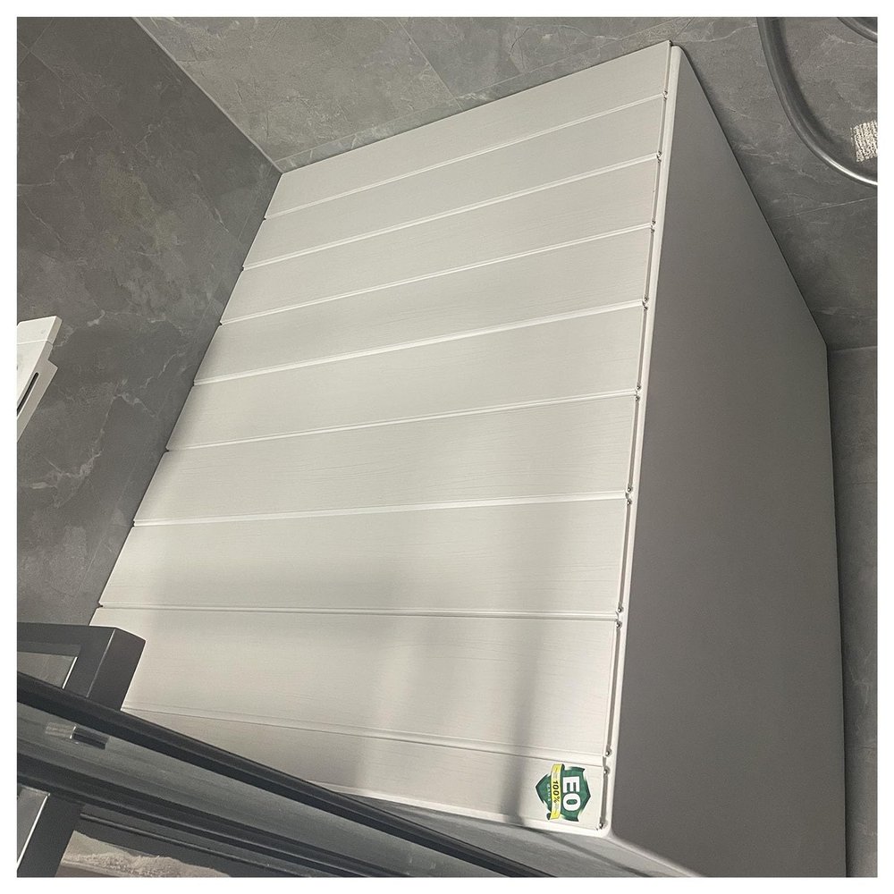 Bathtub Tray Folding Bathtub Tray Bathtub Cover Bath Lid, PVC Plastic Anti-dust Board Bathtub Insulation Cover, Scalable White Shutter Bath Lid, Thickness 0.6cm Multifunctional (Color : White, Size