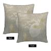 cultp Oriental Throw Pillow Covers Decorative Birds Crane Pillow Cases Asian Couch Cushion Covers Home Decor for Sofa Bedroom Living Room 20x20 inch P-04 view 2
